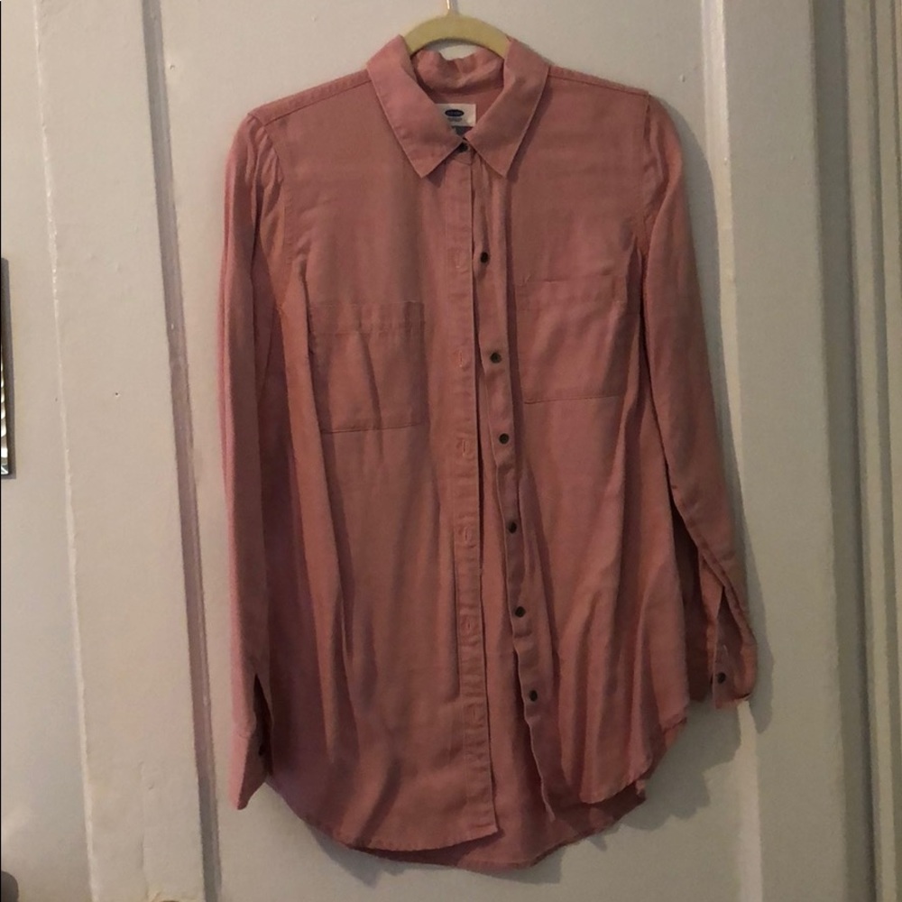 Soft fabric button up